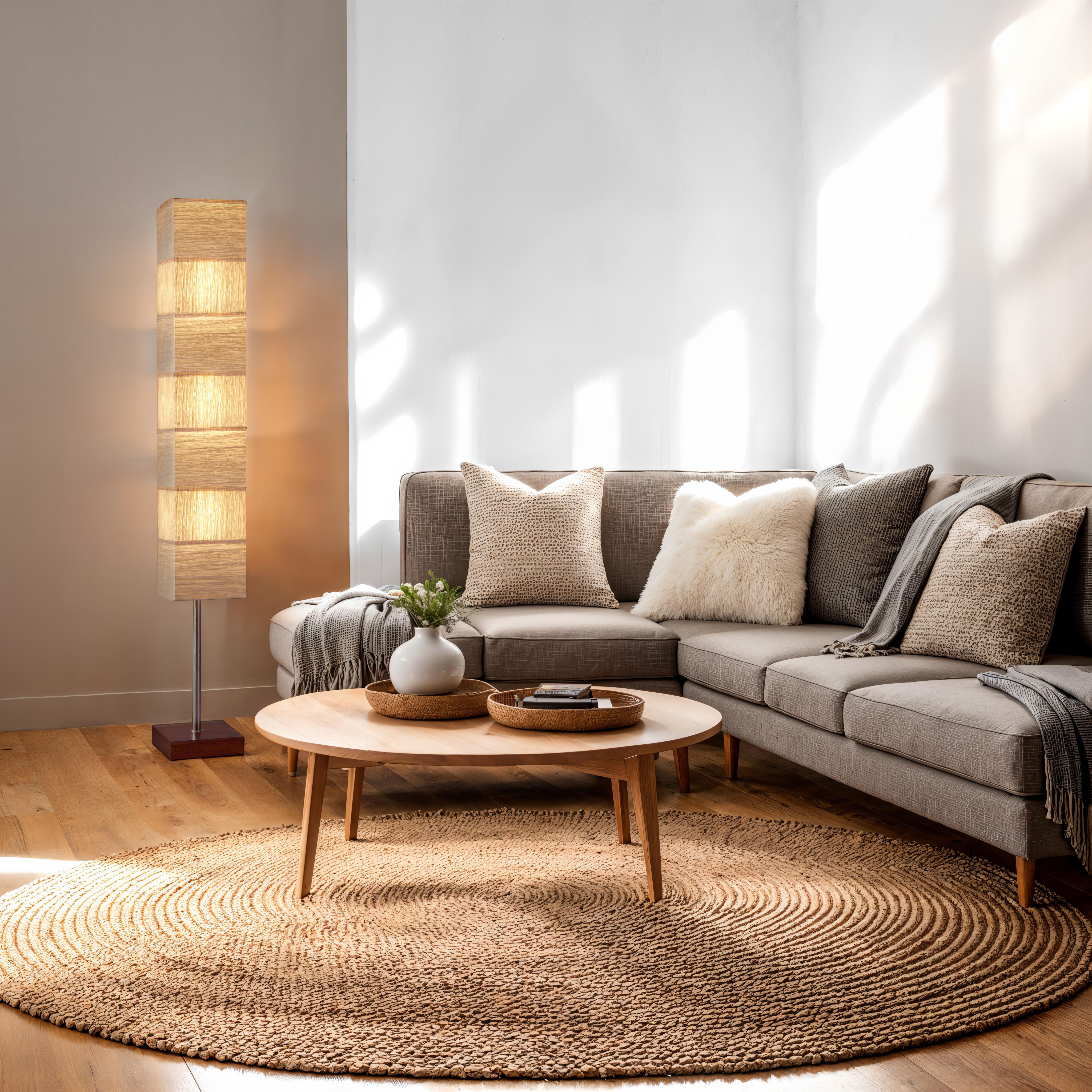 Sahara 72 inch 60.00 watt Brushed Steel and Walnut Rubberwood Floor Lamp Portable Light